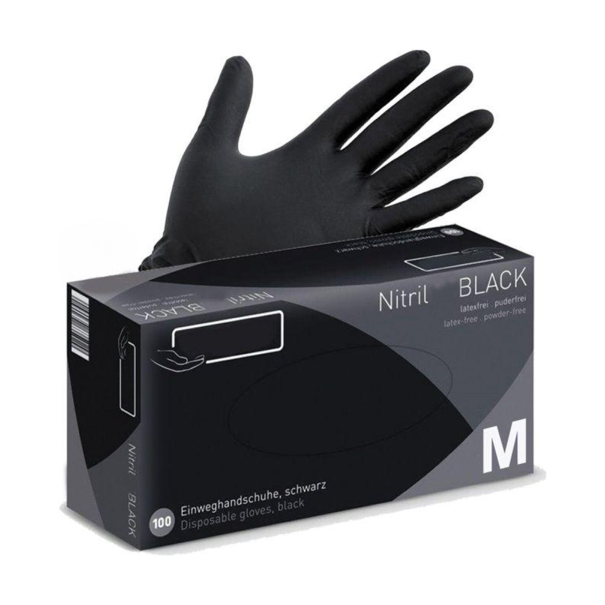 Handschoenen maat XL zwart 100st