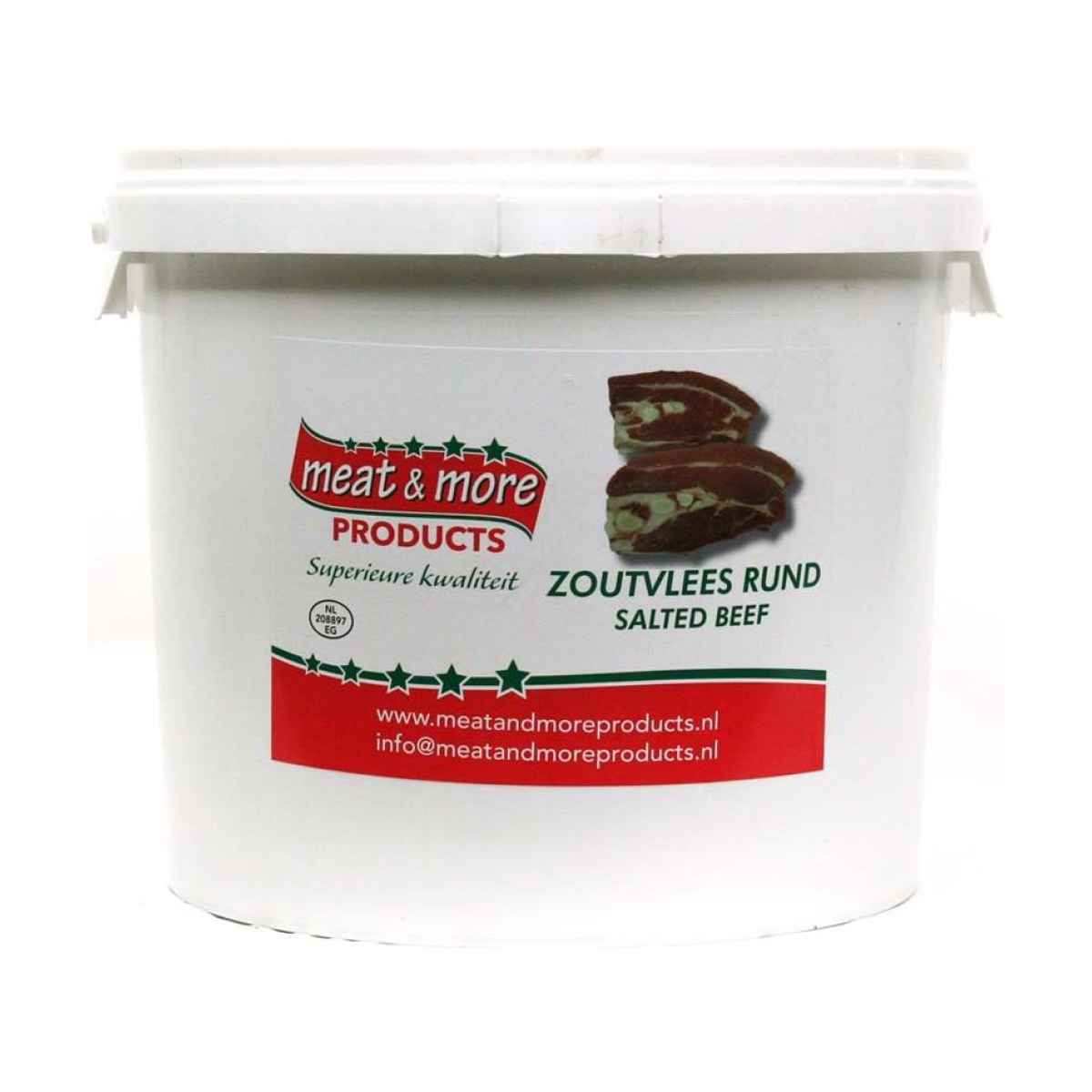 Meat & more zoutvlees 12,5kg