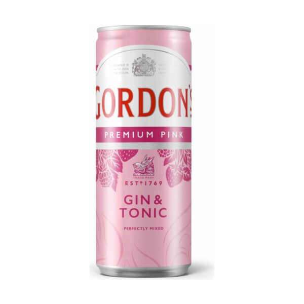 Gordon's pink gin & tonic 12 x 0,25L