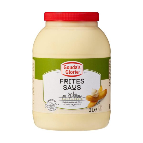 Gouda's Glorie frietsaus 25% 3 x 3L